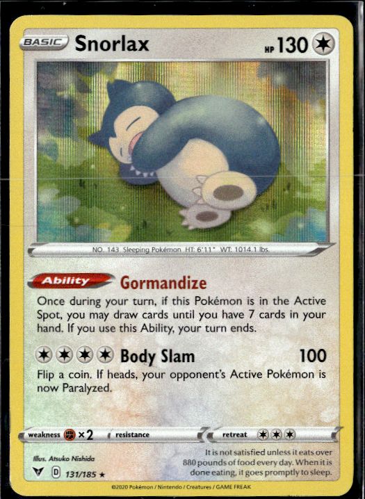 SWSH04: Vivid Voltage #131/185 Snorlax