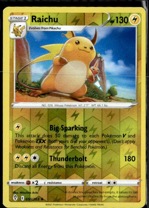 SWSH07: Evolving Skies #050/203 Raichu