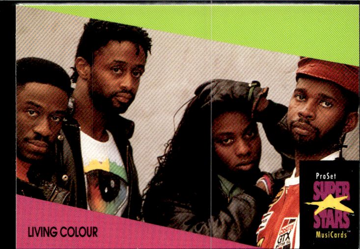 1991 Pro Set SuperStars MusiCards (UK Edition) #77 Living Colour