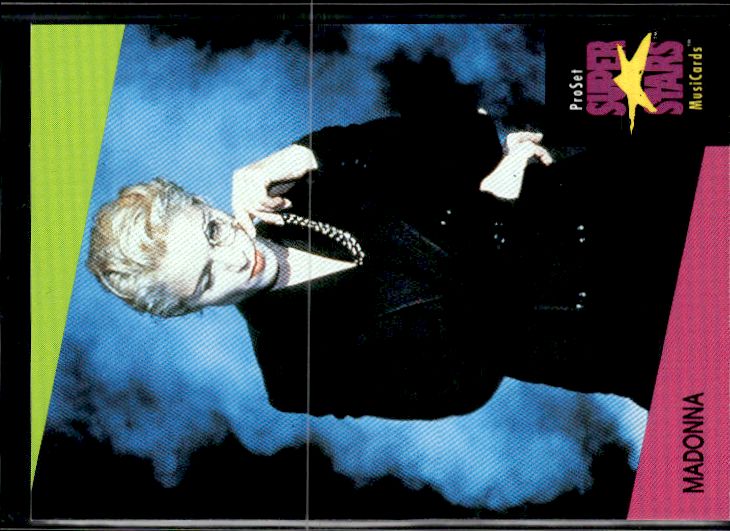 1991 Pro Set SuperStars MusiCards (UK Edition) #79 Madonna