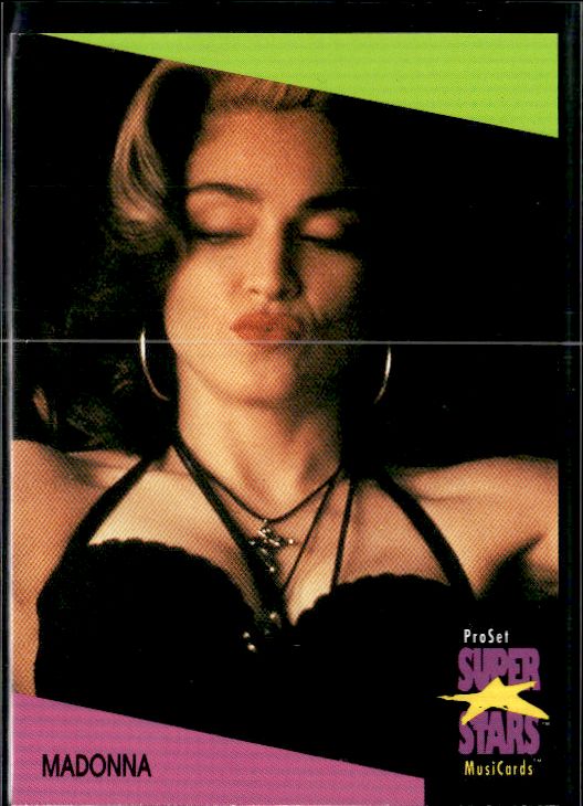 1991 Pro Set SuperStars MusiCards (UK Edition) #78 Madonna