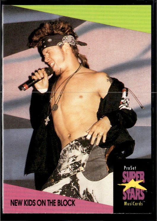 1991 Pro Set SuperStars MusiCards (UK Edition) #98 New Kids on the Block