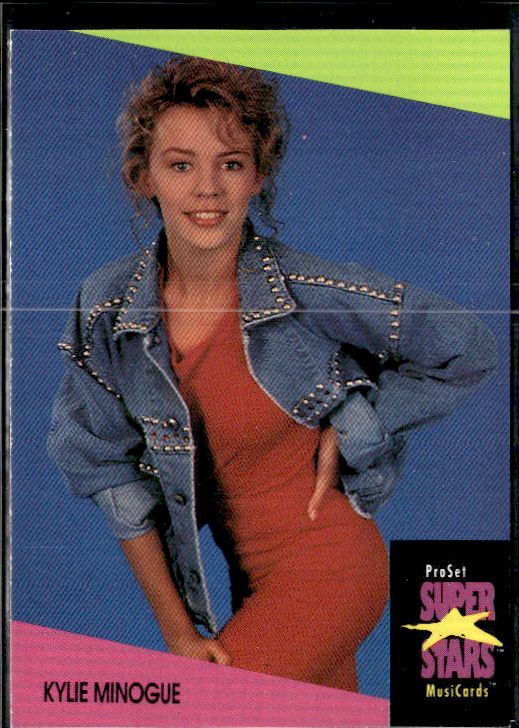 1991 Pro Set SuperStars MusiCards (UK Edition) #92 Kylie Minogue