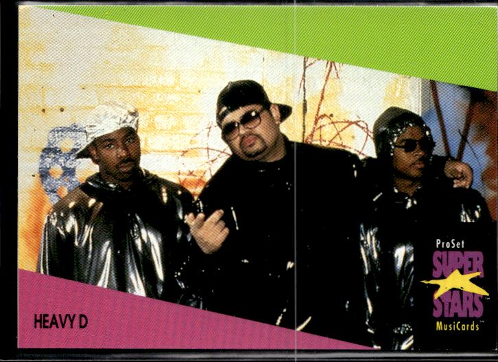 1991 Pro Set SuperStars MusiCards (UK Edition) #59 Heavy D