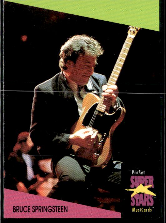 1991 Pro Set SuperStars MusiCards (UK Edition) #134 Bruce Springsteen