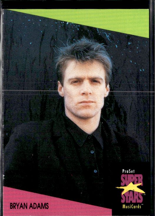 1991 Pro Set SuperStars MusiCards (UK Edition) #5 Bryan Adams