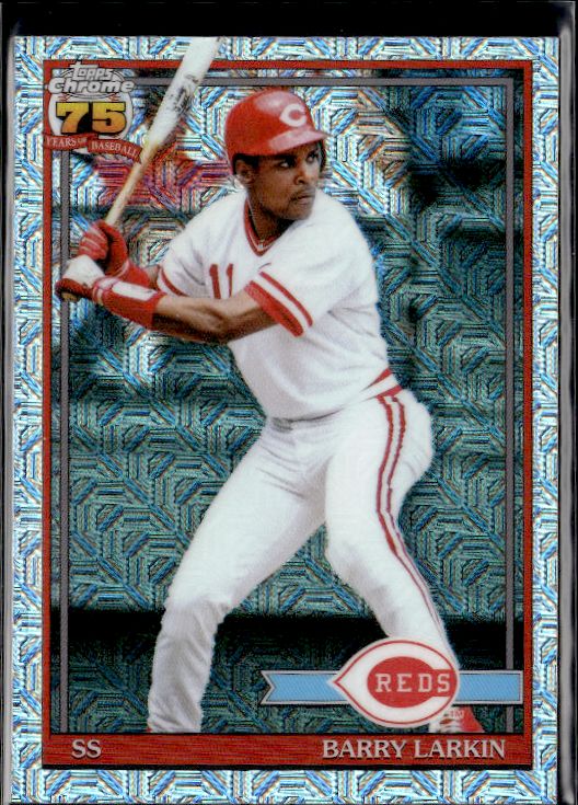 2026 Topps #91C-37 Barry Larkin 1991 Topps Chrome