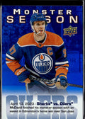 2023-24 Upper Deck #MS-82 Connor McDavid Monster Season