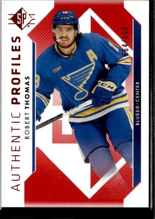 2023-24 SP #AP-11 Robert Thomas Authentic Profiles Red #/899