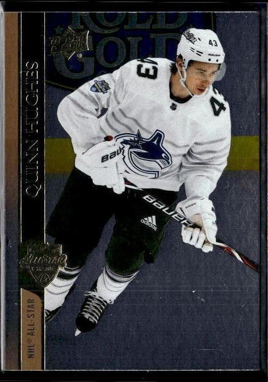2020-21 Upper Deck #680 Quinn Hughes Silver Foil