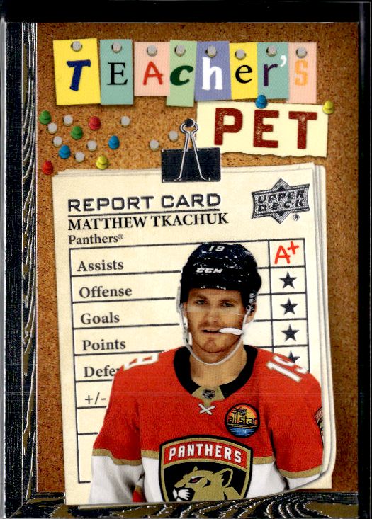 2023-24 Upper Deck #TP-8 Matthew Tkachuk Teacher's Pet