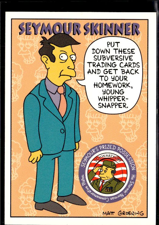 1994 SkyBox The Simpsons Series II #S1 Seymour Skinner