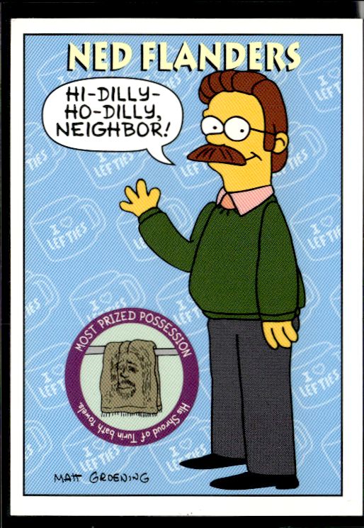 1994 SkyBox The Simpsons Series II #S5 Ned Flanders