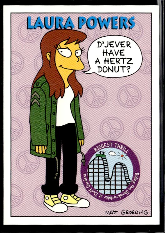 1994 SkyBox The Simpsons Series II #S6 Laura Powers