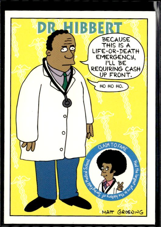 1994 SkyBox The Simpsons Series II #S11 Dr. Julius Hibbert