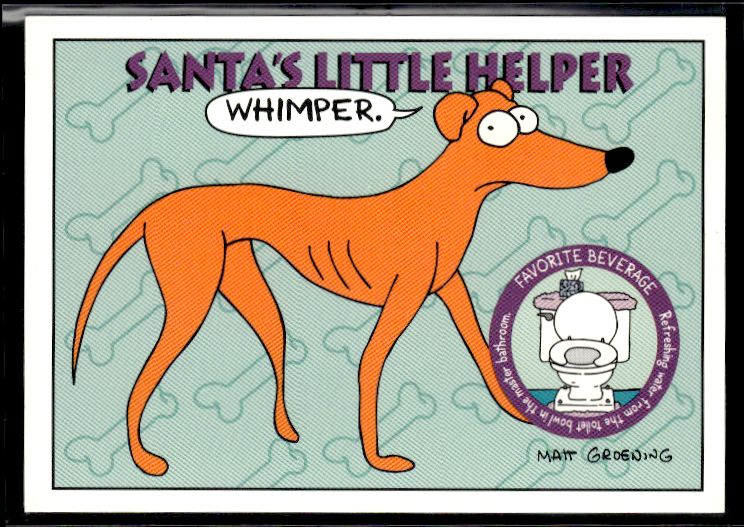 1994 SkyBox The Simpsons Series II #S16 Santa's Little Helper