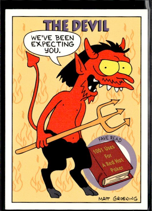 1994 SkyBox The Simpsons Series II #S17 The Devil