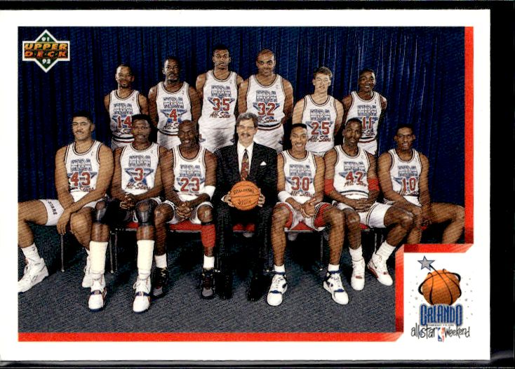 1991-92 Upper Deck #449 1992 NBA East All-Star Checklist