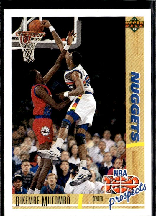 1991-92 Upper Deck #446 Dikembe Mutombo