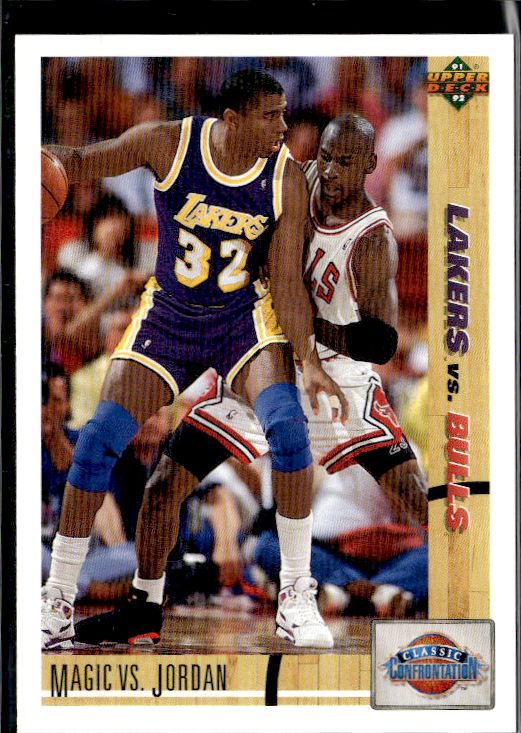1991-92 Upper Deck #34 Magic vs. Jordan