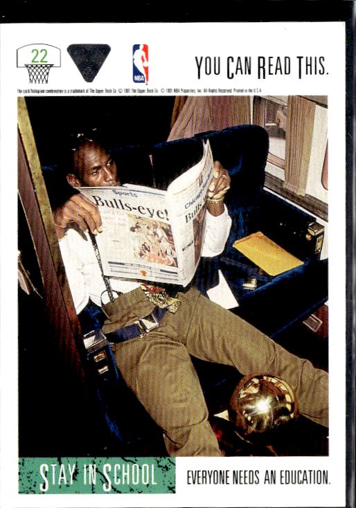 1991-92 Upper Deck #22 If You Can Read This...