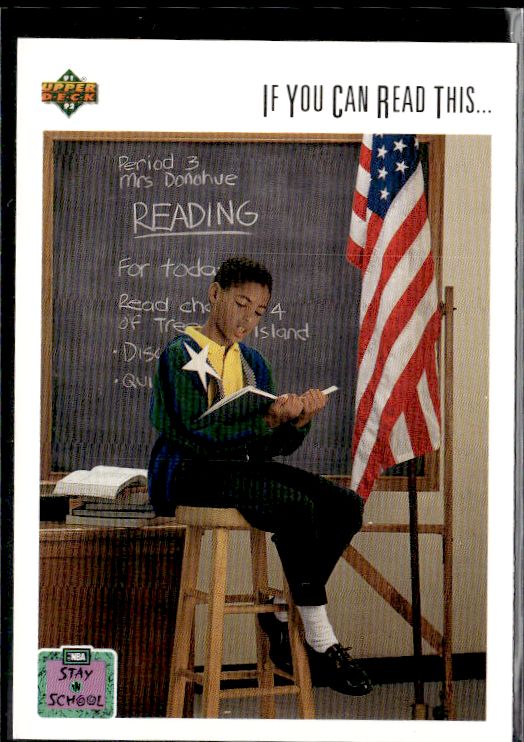 1991-92 Upper Deck #22 If You Can Read This...