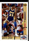 1991-92 Upper Deck #34 Magic vs. Jordan