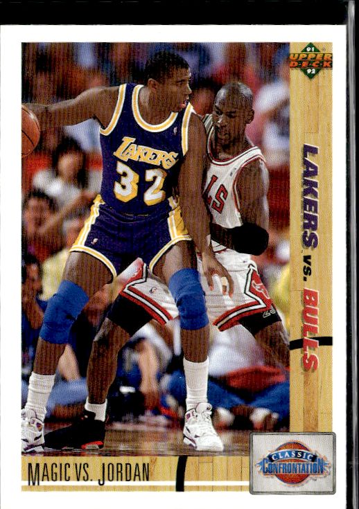 1991-92 Upper Deck #34 Magic vs. Jordan